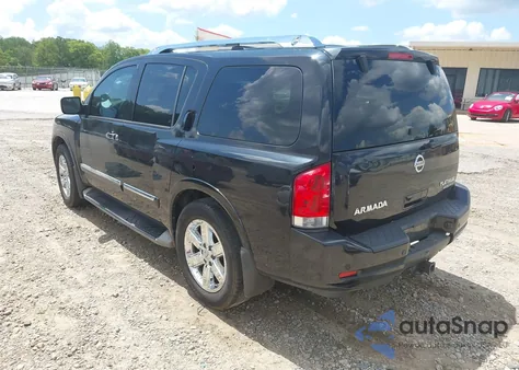 2013 Nissan Armada Platinum из США, поврежденный, VIN 5N1BA0NF4DN613987